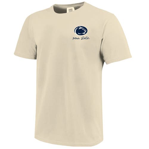 Comfort Colors Cream Penn State Nittany Lions Coquette T-shirt In Neutral