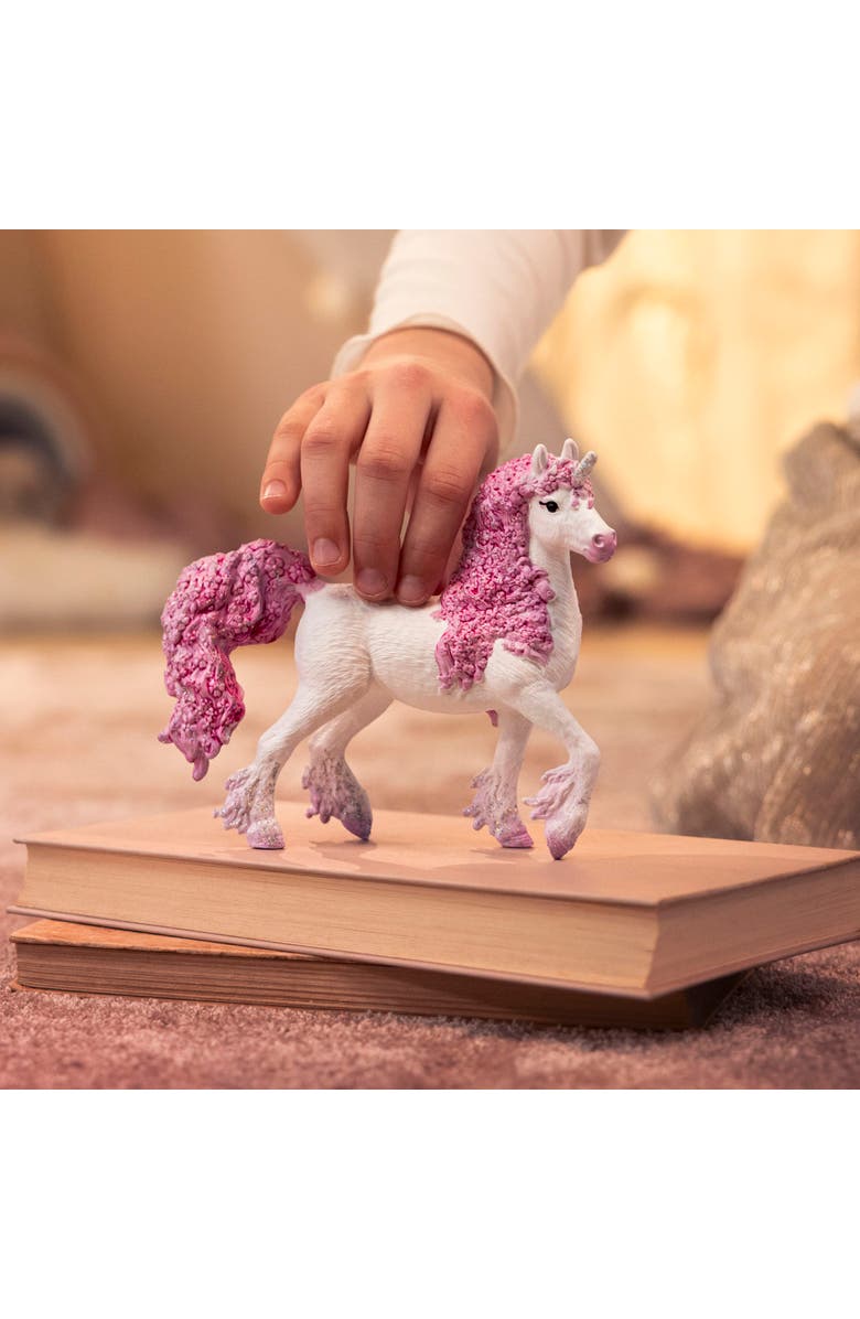 Schleich Bayala Flower Unicorn Mare 5.5 Inch Figurine, Alternate, color, Multicolored