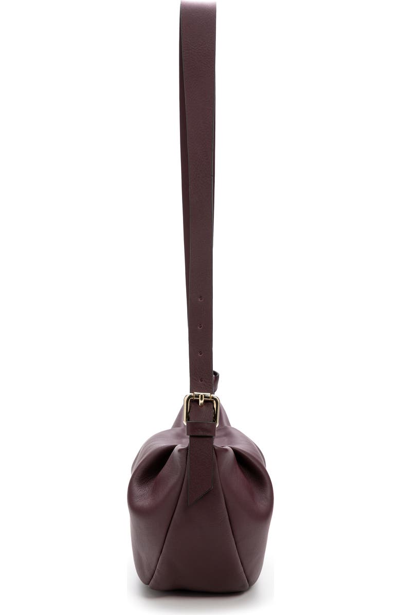 LA PORTEGNA Claudia Adjustable Strap Shoulder And Crossbody, Alternate, color, Burgundy