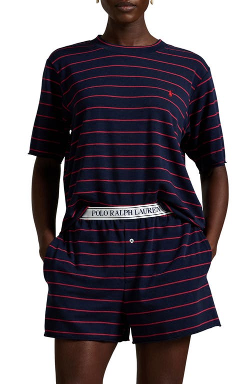 Polo Ralph Lauren Short Pajamas In Purple
