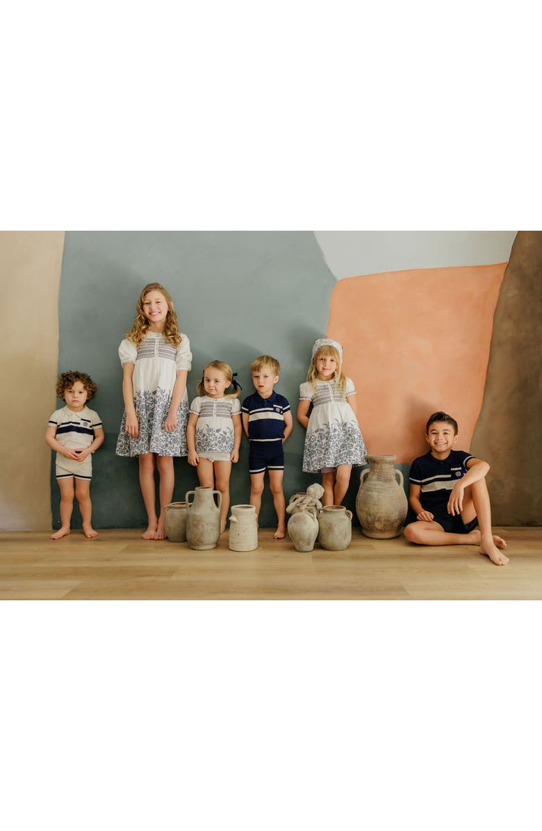 Ely's & Co. Looms Storybook Collection - Boys Mesh Knit Polo, Alternate, color, Blue