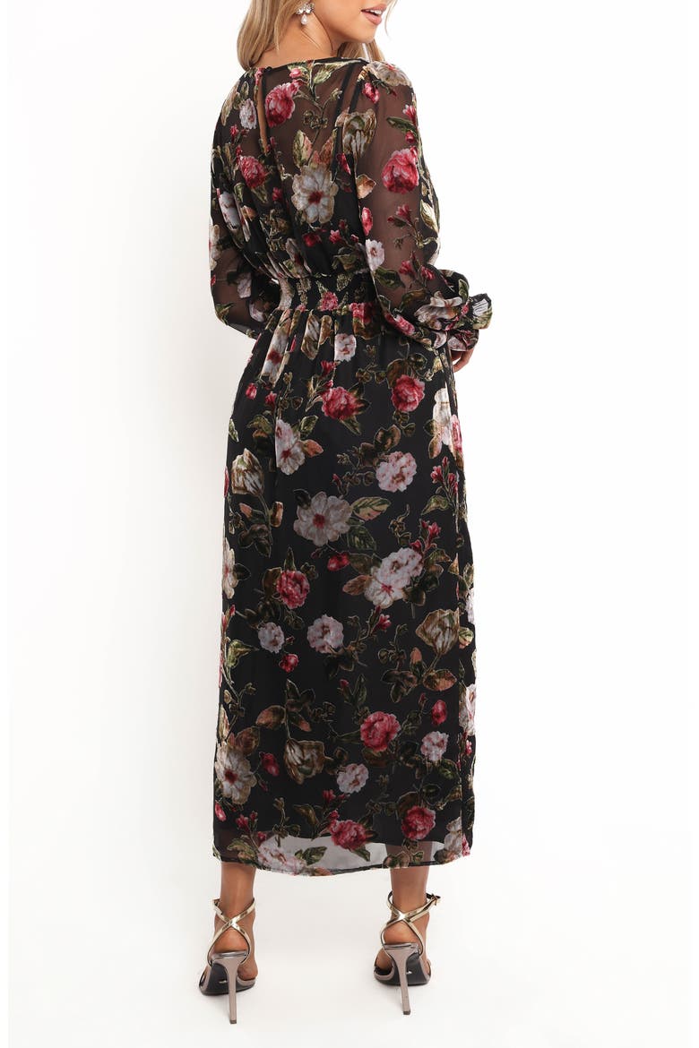 Tracy Long Sleeve Dress, Alternate, color, BLACK MULTI