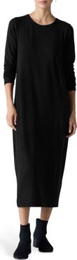 Eileen Fisher Long Sleeve Maxi Dress