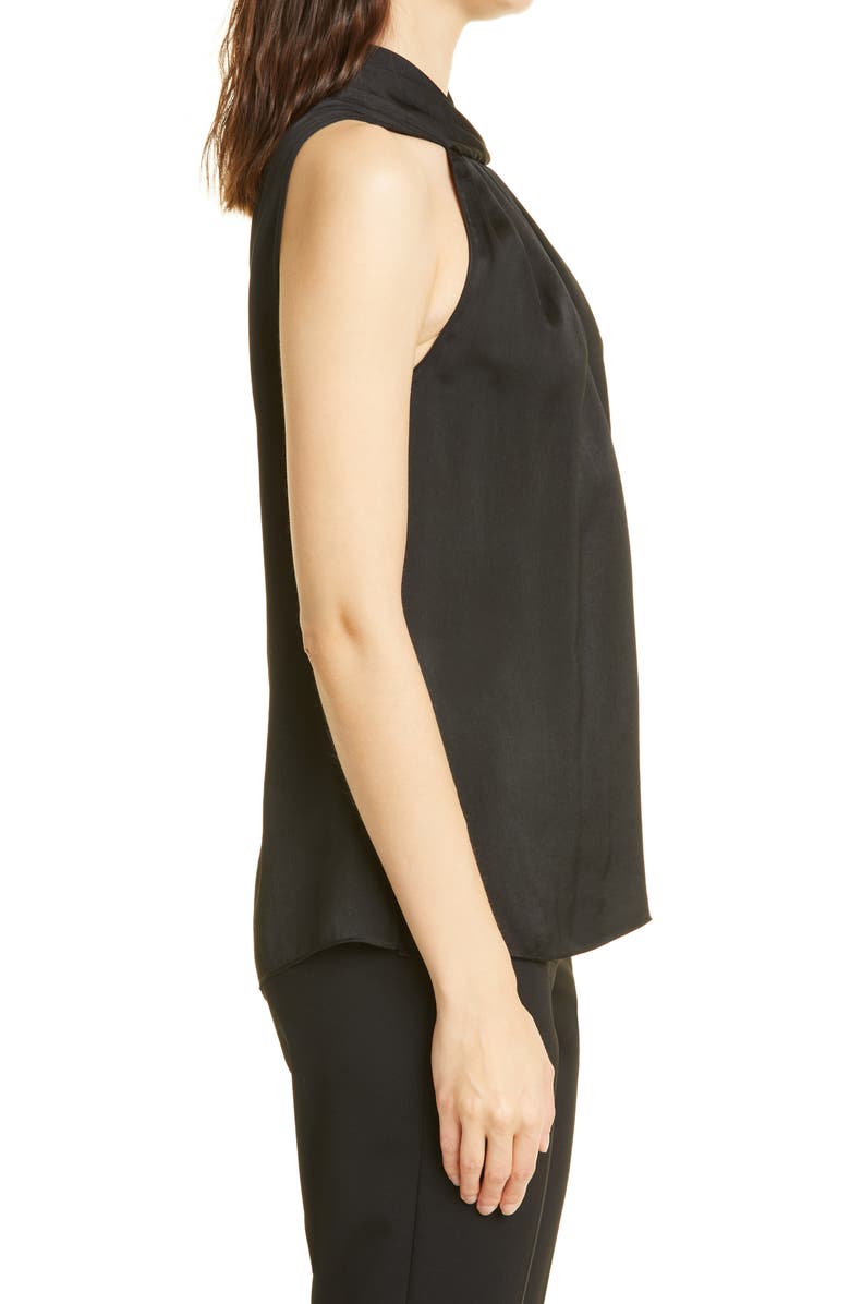KOBI HALPERIN Deanne Hammered Satin Halter Neck Blouse, Alternate, color, 