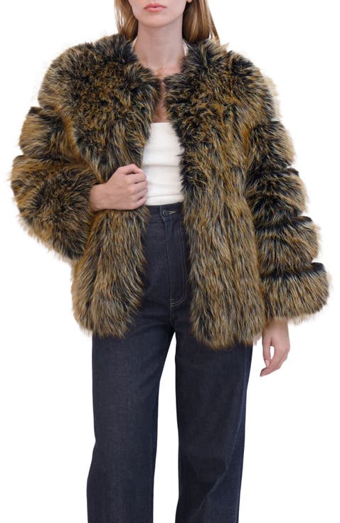 Fur-Free Fox (Faux Fur) Short Jacket