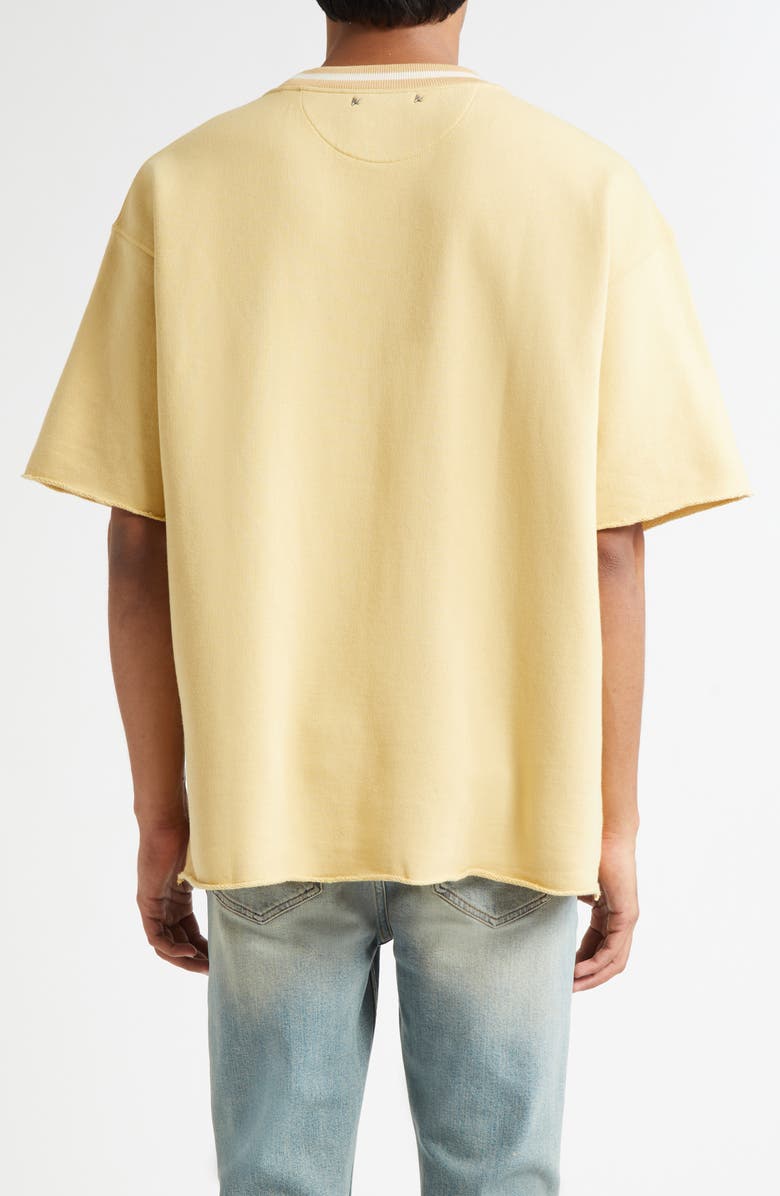 Golden Goose Journey Oversize Shirt Sleeve Graphic Sweatshirt, Alternate, color, Rattan
