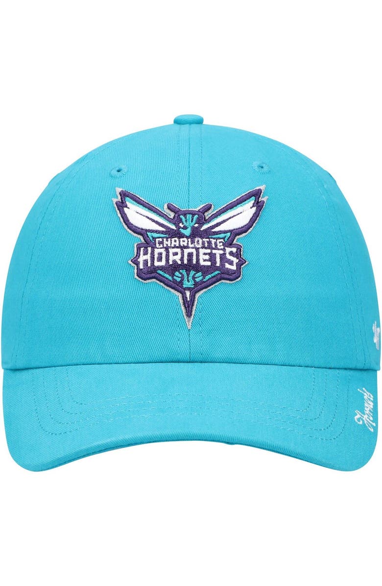 '47 Women's '47 Teal Charlotte Hornets Miata Clean Up Logo Adjustable Hat, Alternate, color, Teal