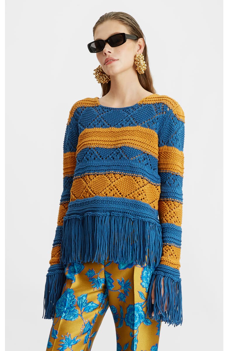 La DoubleJ Playa Sweater Blue Petrol, Main, color, Blue Petrol