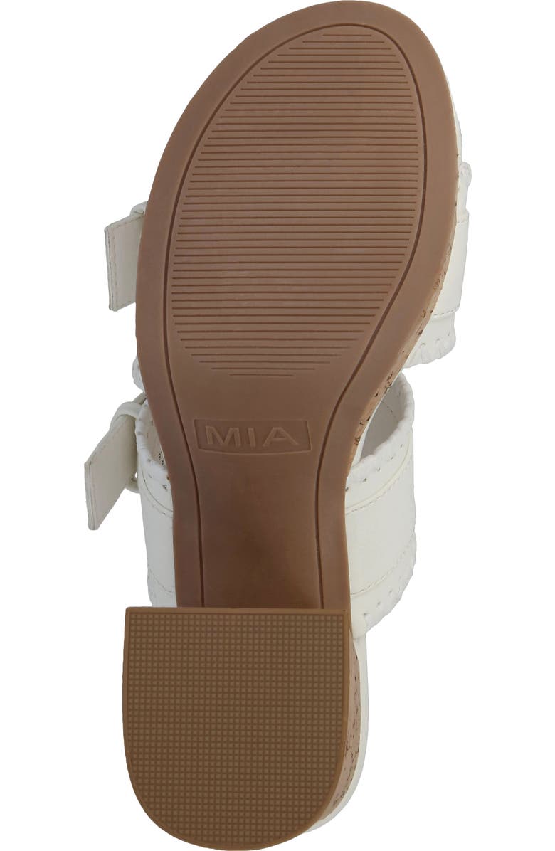 MIA Rebekah Slide Sandal, Alternate, color, White