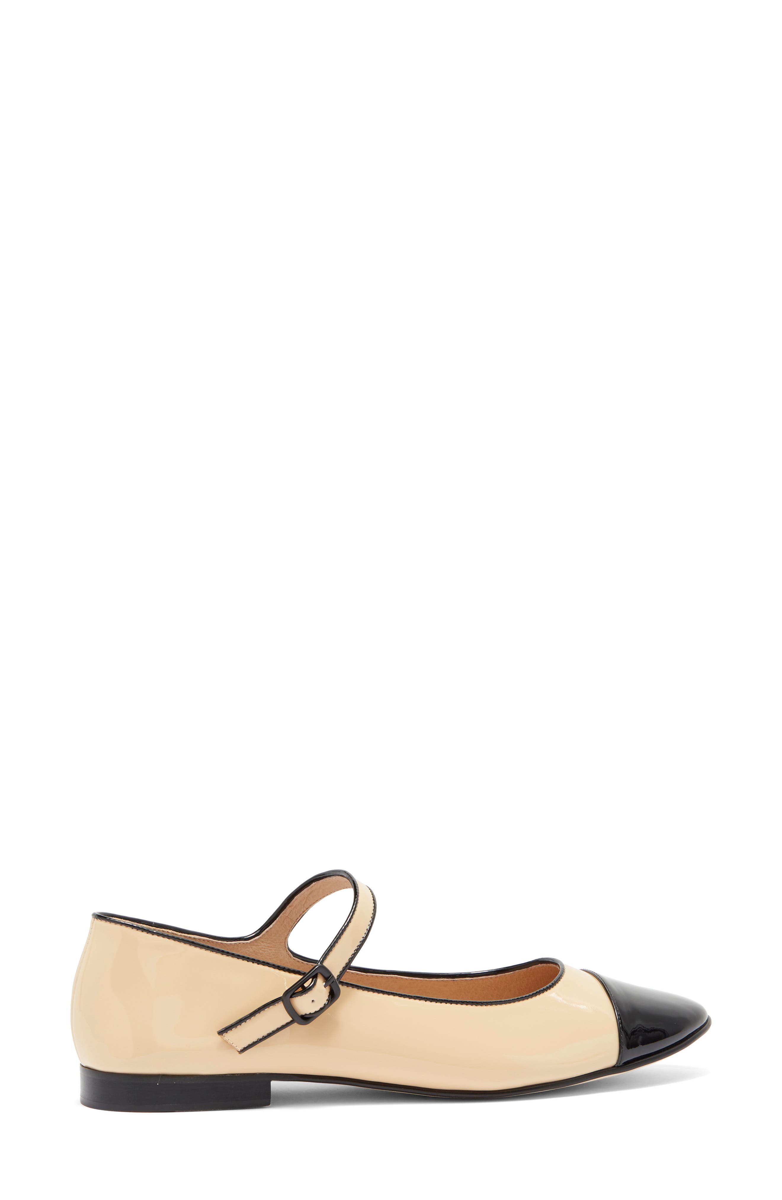 Curvet Mary Jane, Alternate, color, NUDE PATENT BLACK PATENT COMBO