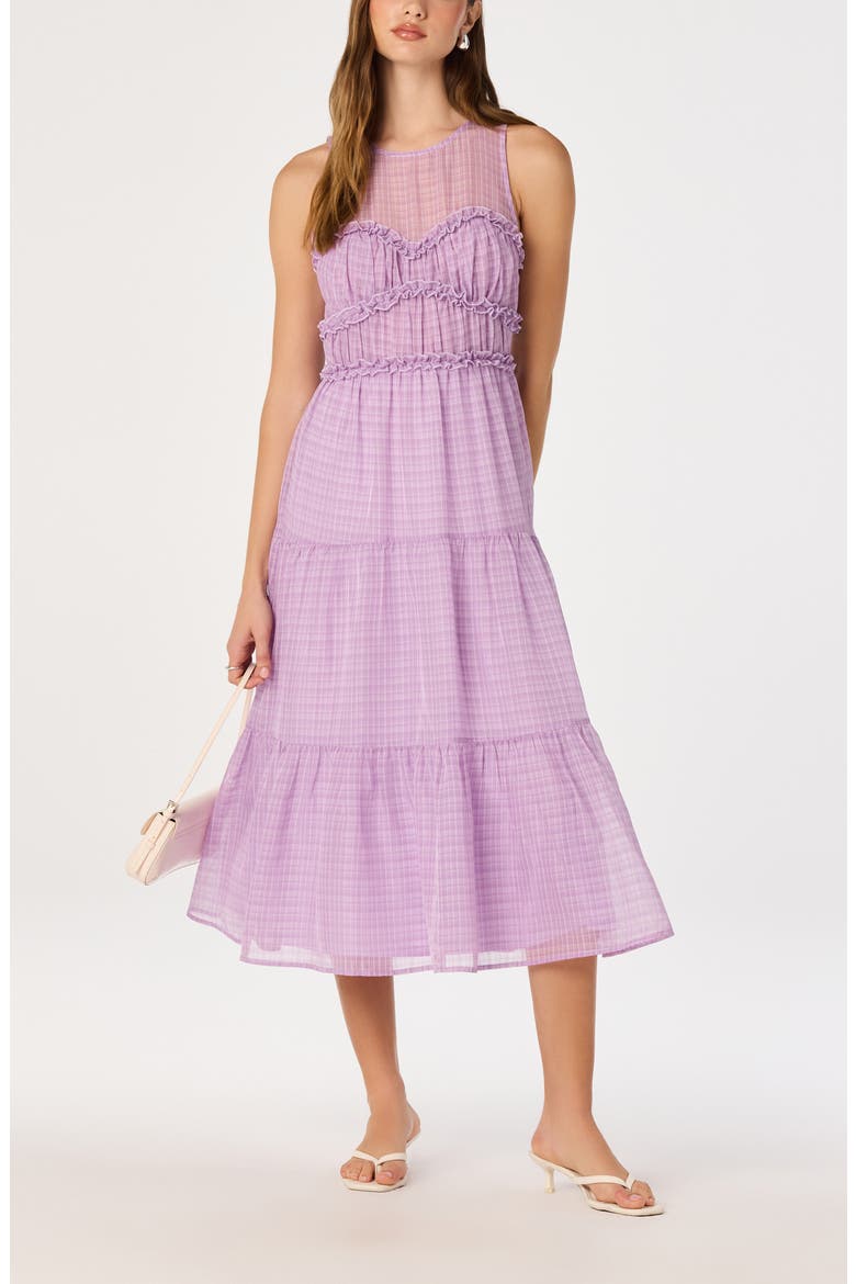 Adrianne Tiered Dress, Alternate, color, LILAC