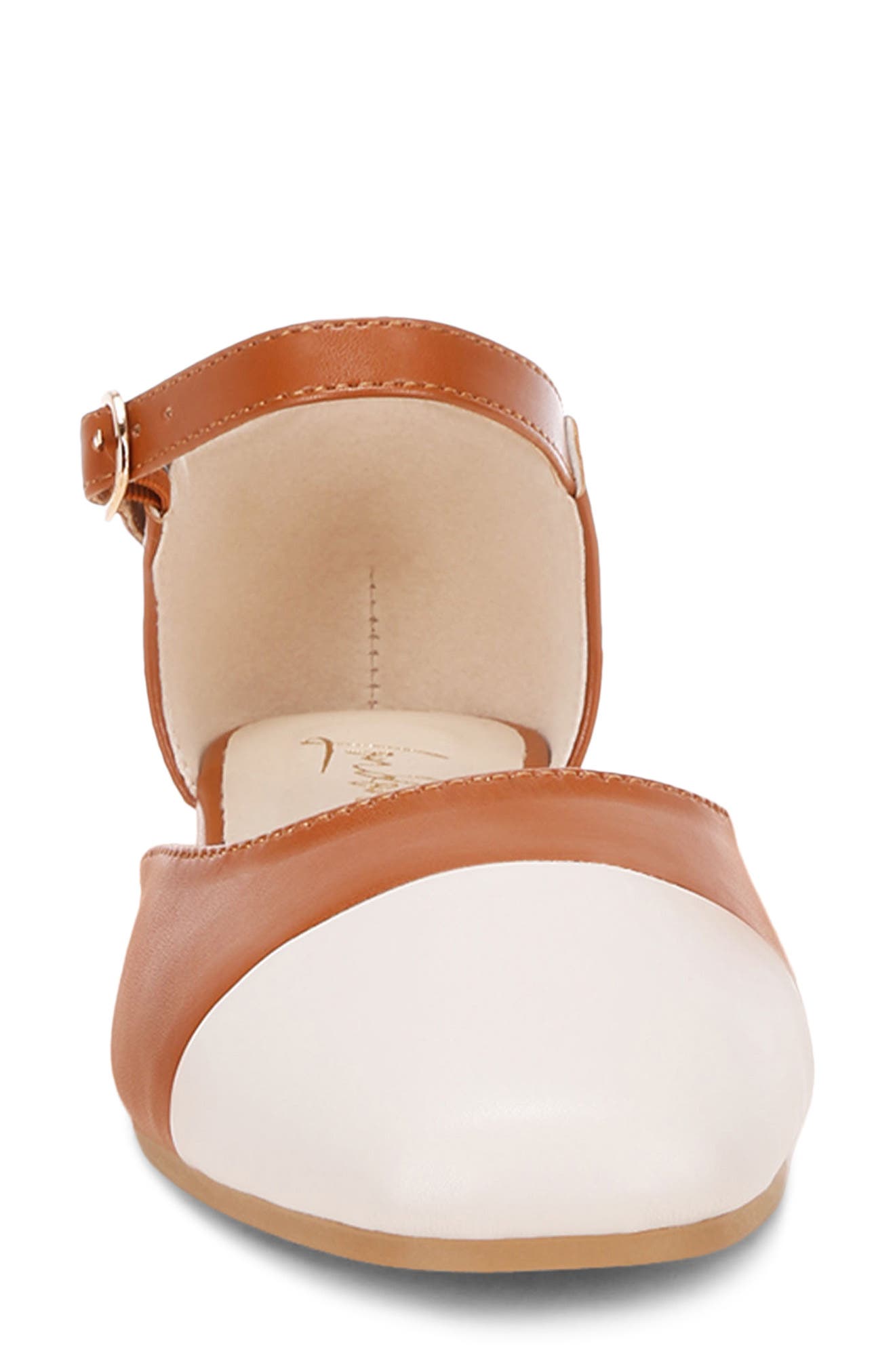 Montclair Cap Toe Flat, Alternate, color, TAN