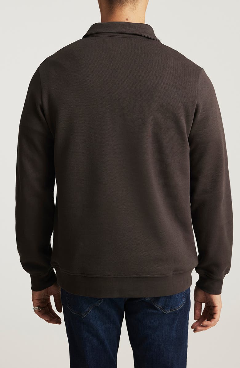Mavi Jeans Half Zip Sweatshirt, Alternate, color, After Dark
