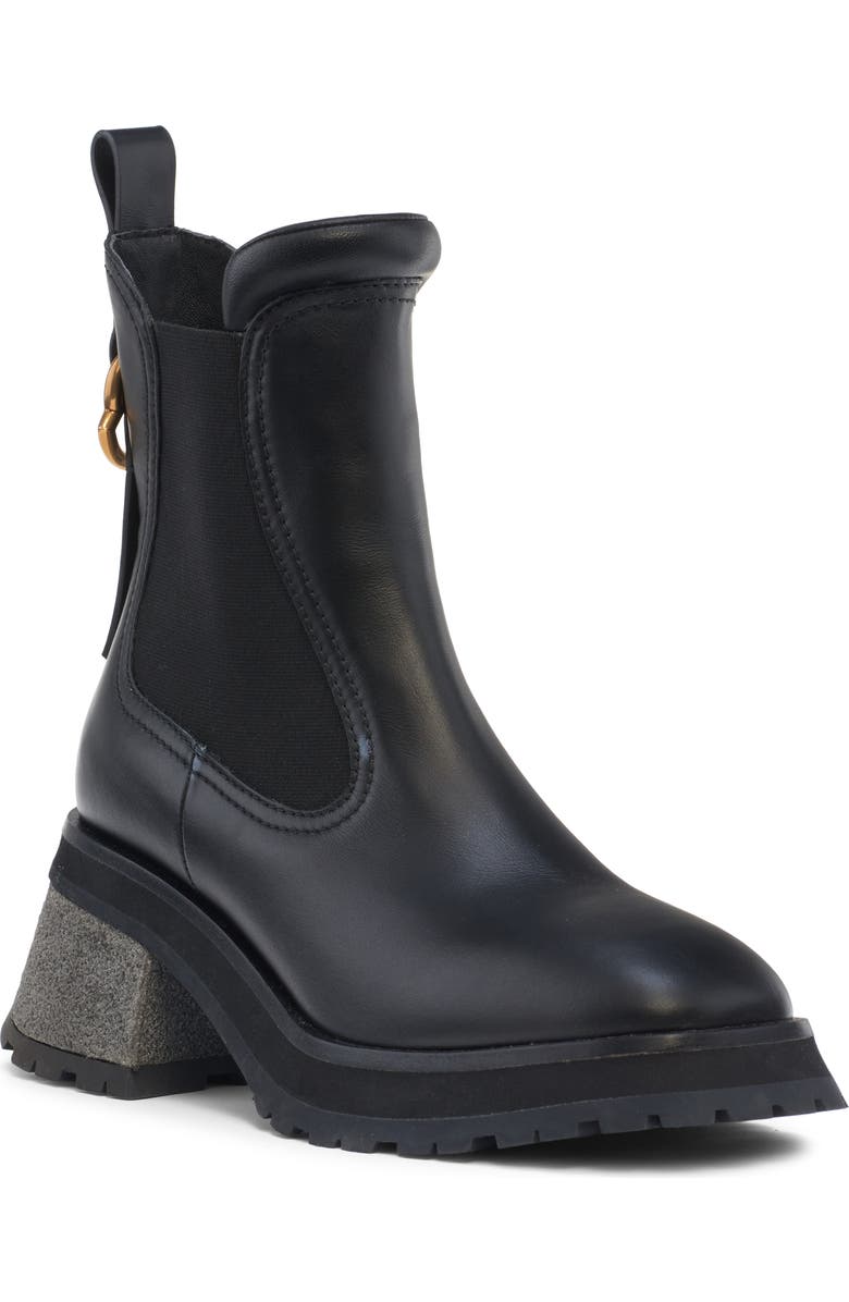 Moncler Gigi Lug Sole Chelsea Boot, Main, color,