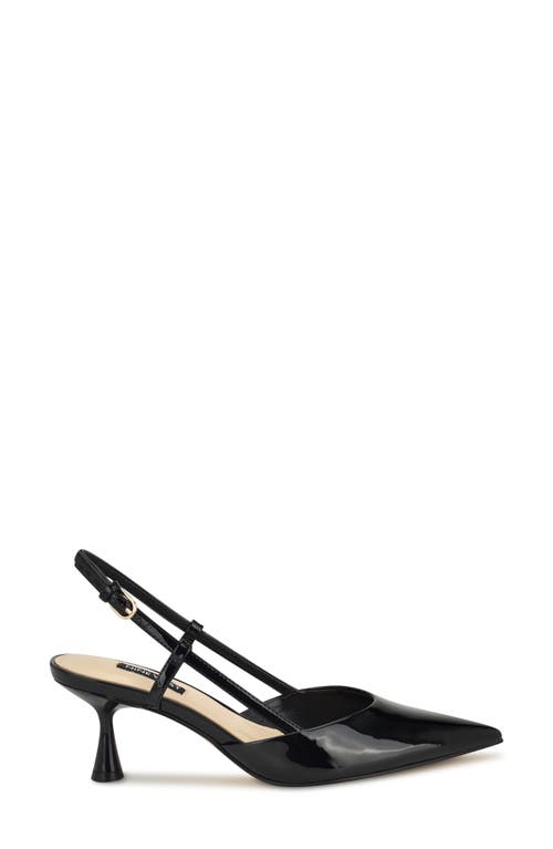 NINE WEST NINE WEST RHONDA SLINGBACK POINTED TOE KITTEN HEEL PUMP
