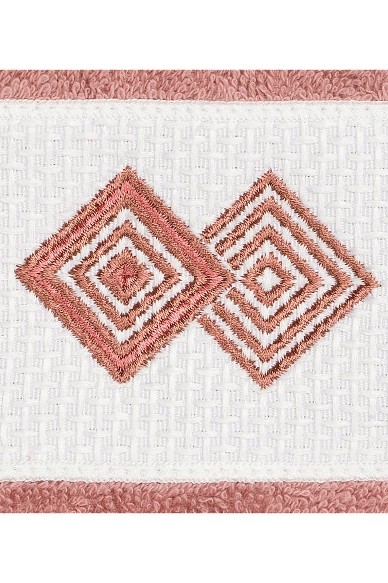 Noah Embellished Washcloth - Set of 2 - Tea Rose, Alternate, color, TEA ROSE