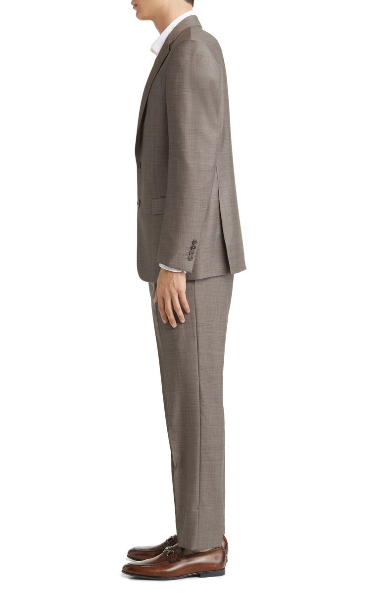 Emporio Armani Solid Super 130s Wool Suit, Alternate, color,