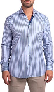 Maceoo Einstein Stretch Ascension Contemporary Fit Button-Up Shirt