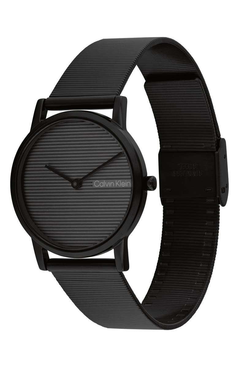 Calvin Klein Feel Bracelet Watch, 30mm, Alternate, color, Grey