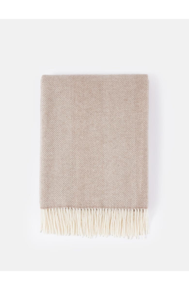 GOBI Mongolian Cashmere Cashmere Super Soft Throw, Alternate, color, Taupe