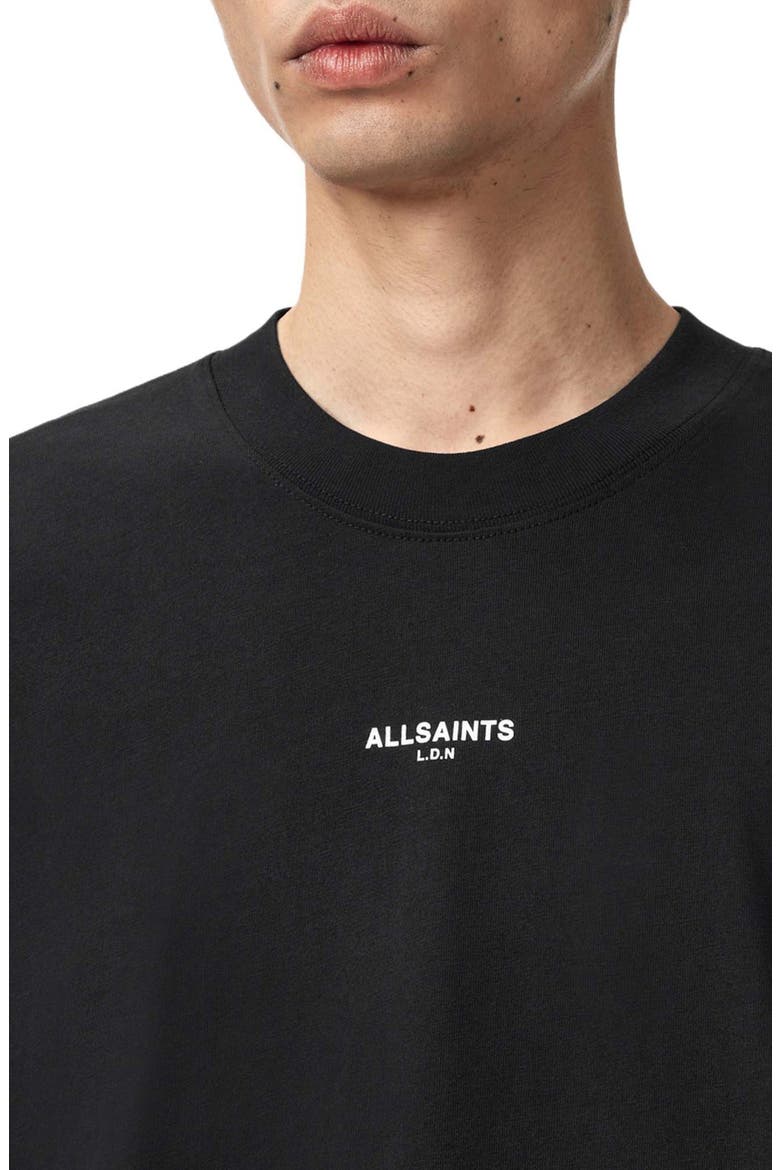 Mikro Oversize Cotton Graphic T-Shirt, Alternate, color, WASHED BLACK