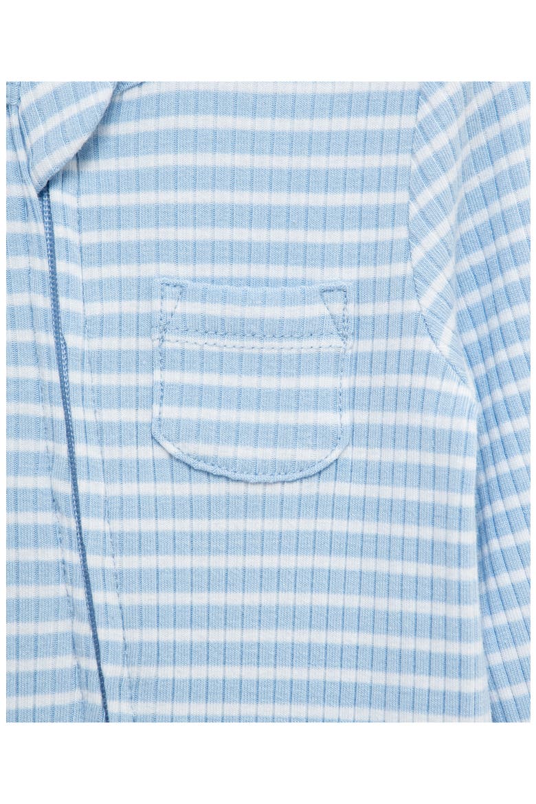 Trucks & Stripes 2-Pack Stretch Viscose Footie Set, Alternate, color, BLUE