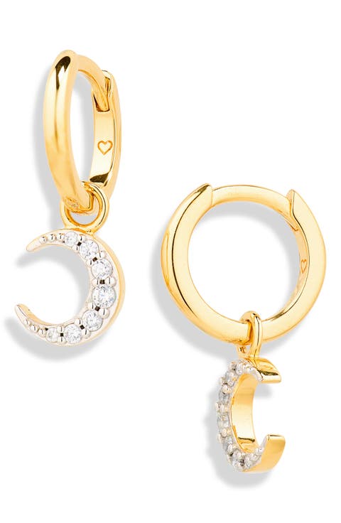 Advent Moon Drop Earrings