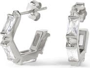 Ora Ana The Claire Hoop Huggies Earrings