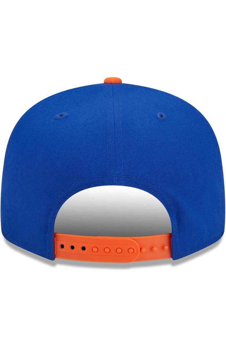 New Era Men's New Era Blue New York Knicks Banded Stars 9FIFTY Snapback Hat, Alternate, color, 