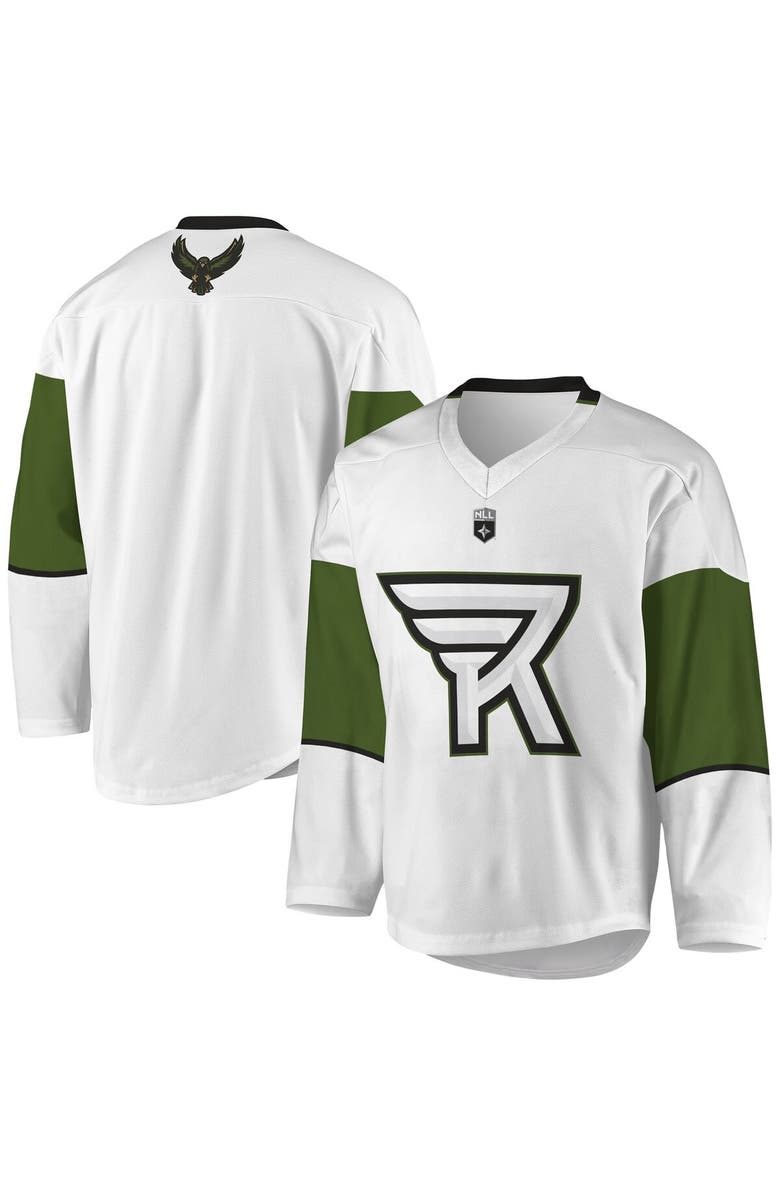ADPRO Sports Youth White/Green Rochester Knighthawks Replica Jersey, Main, color, White