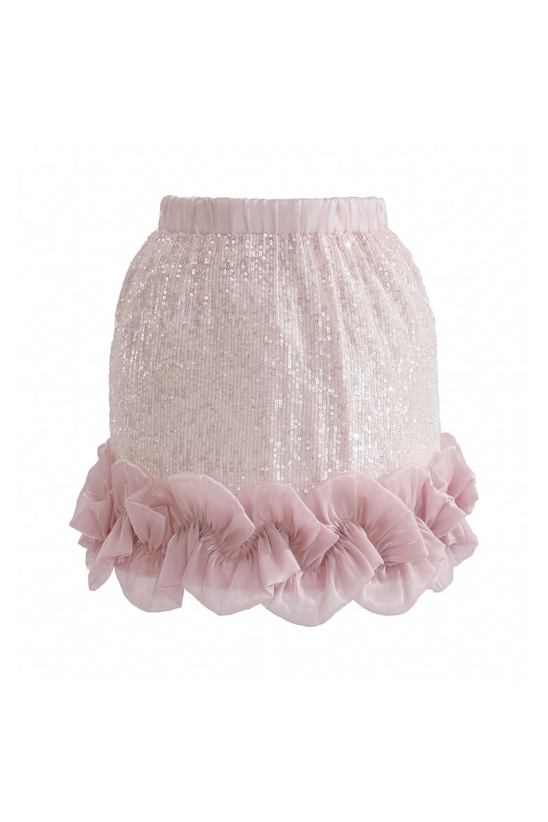 Ameliora Ruffle Skirt Set, Alternate, color, Pink