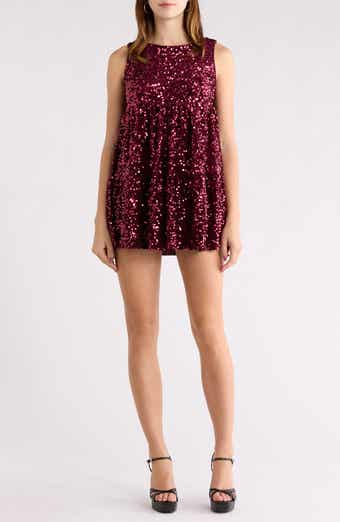 Sequin Tiered Minidress
