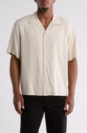 Abound Camp Shirt In Beige Birch