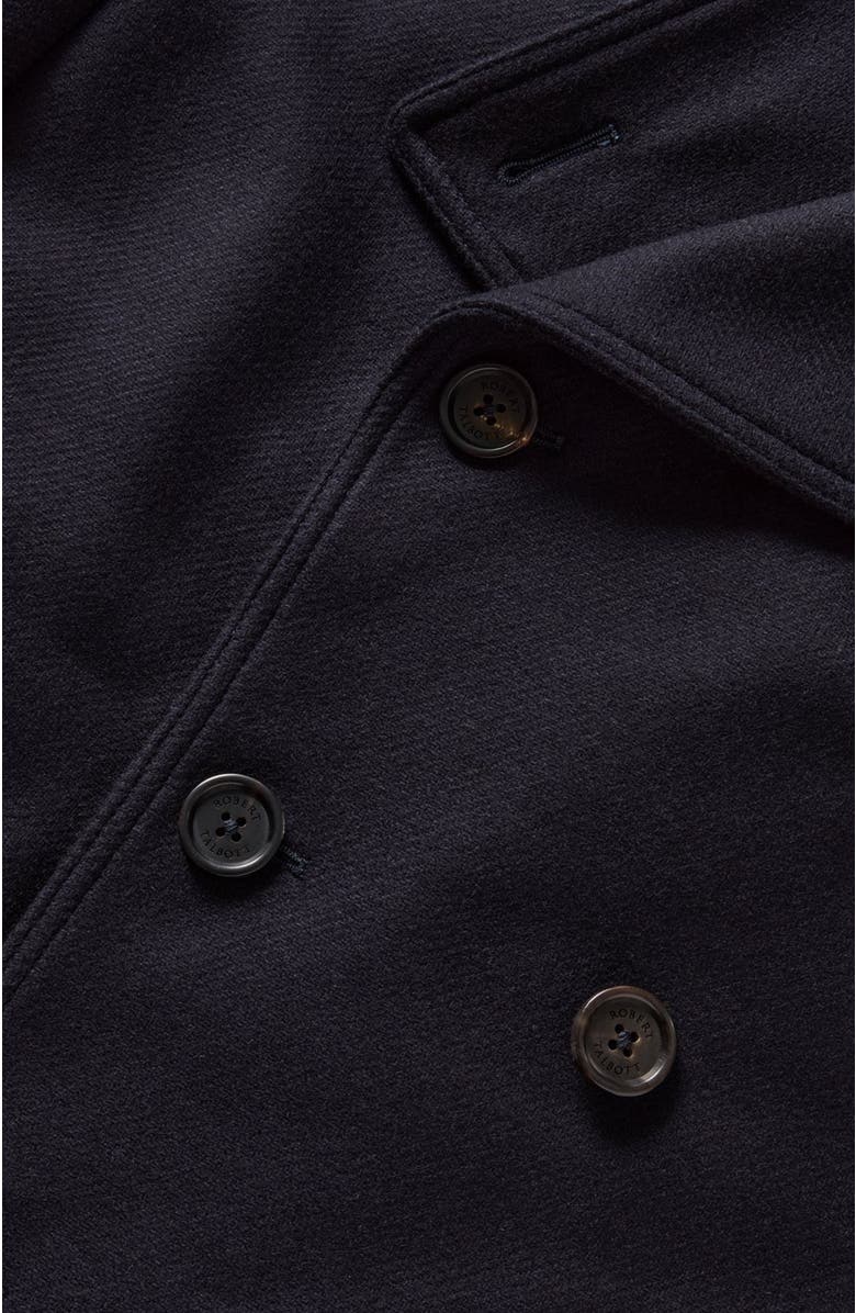 Robert Talbott Curtis Peacoat, Alternate, color, Navy