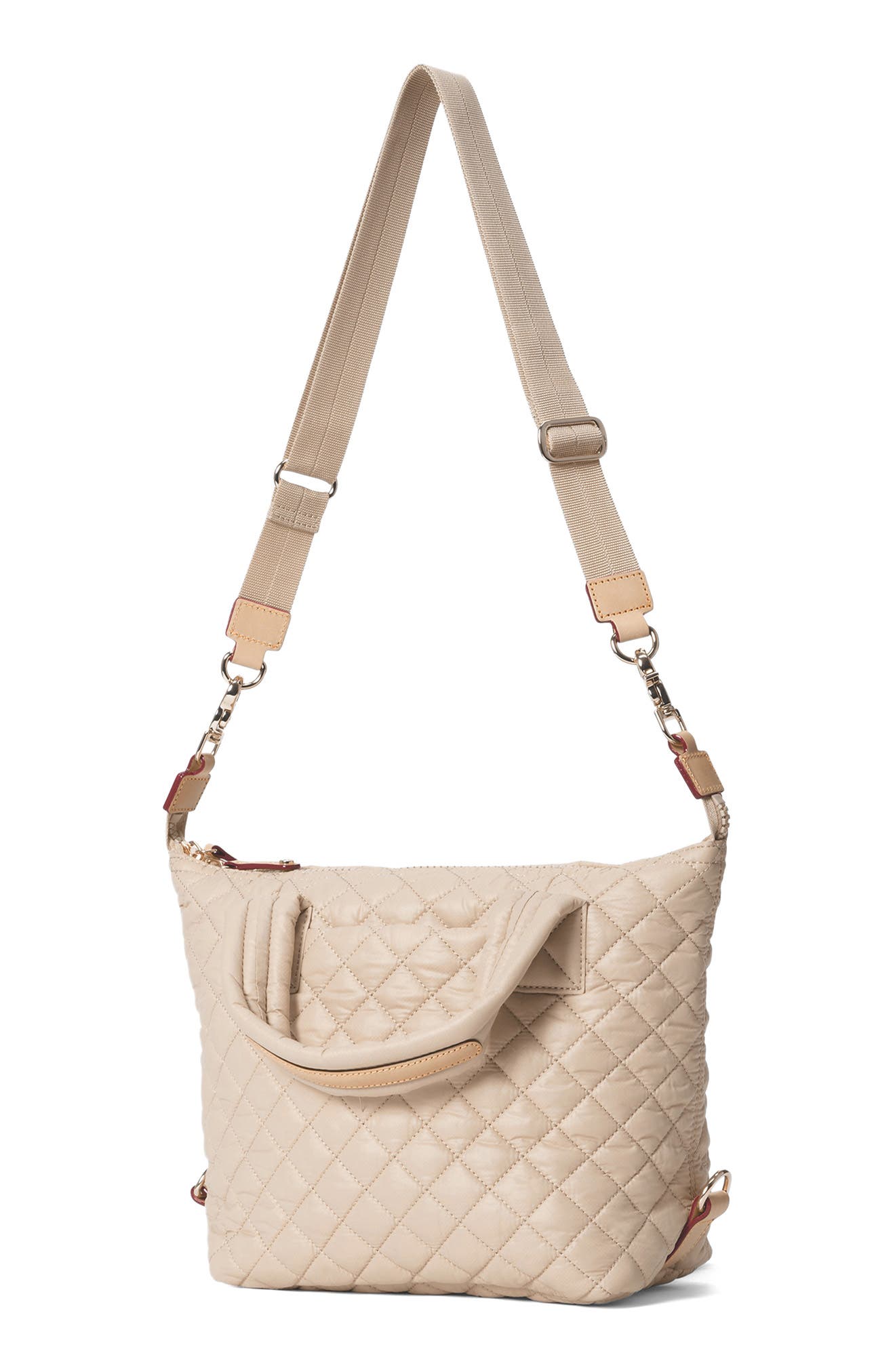 MZ Wallace Small Sutton Deluxe Tote, Alternate, color, Buff