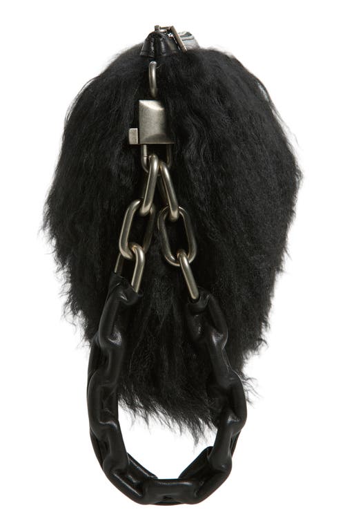 Dolce & Gabbana Dolce&gabbana Targhetta Genuine Shearling Clutch