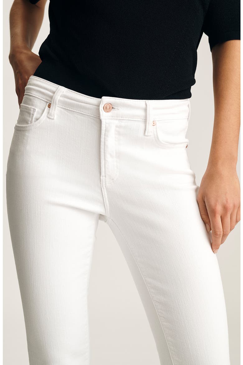 Molly Mid Rise Bootcut Jeans, Alternate, color, WHITE FLEX BLUE