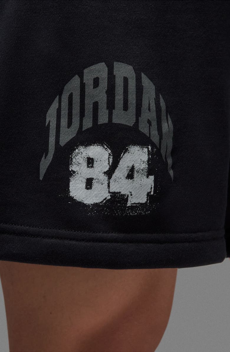 Jordan Collegiate Fleece Shorts, Alternate, color, Black/ Sail