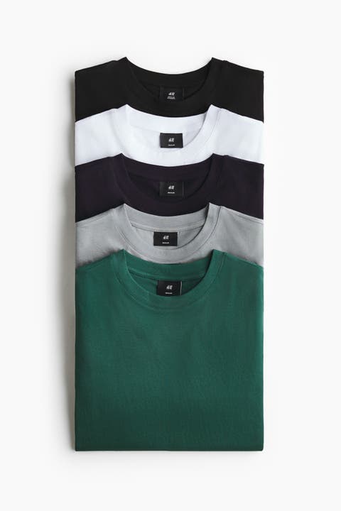 5-pack Regular Fit T-shirts