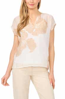 Floral Popover Top