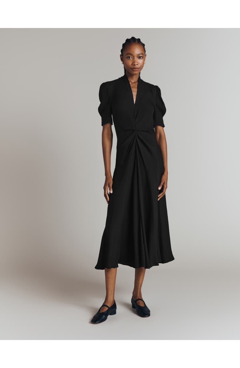 Ghost London Capri Crepe Short Sleeve Midi Dress, Main, color, 