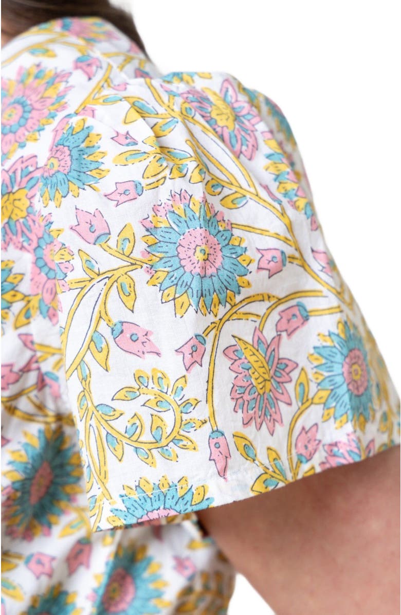 Hope & Henry Women's Organic Split Neck Tiered Dress, Alternate, color, 