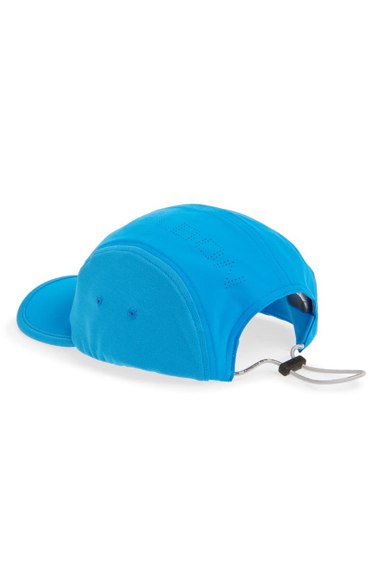 Malbon Golf MRC Five-Panel Adjustable Camper Hat, Alternate, color, Directoire Blue