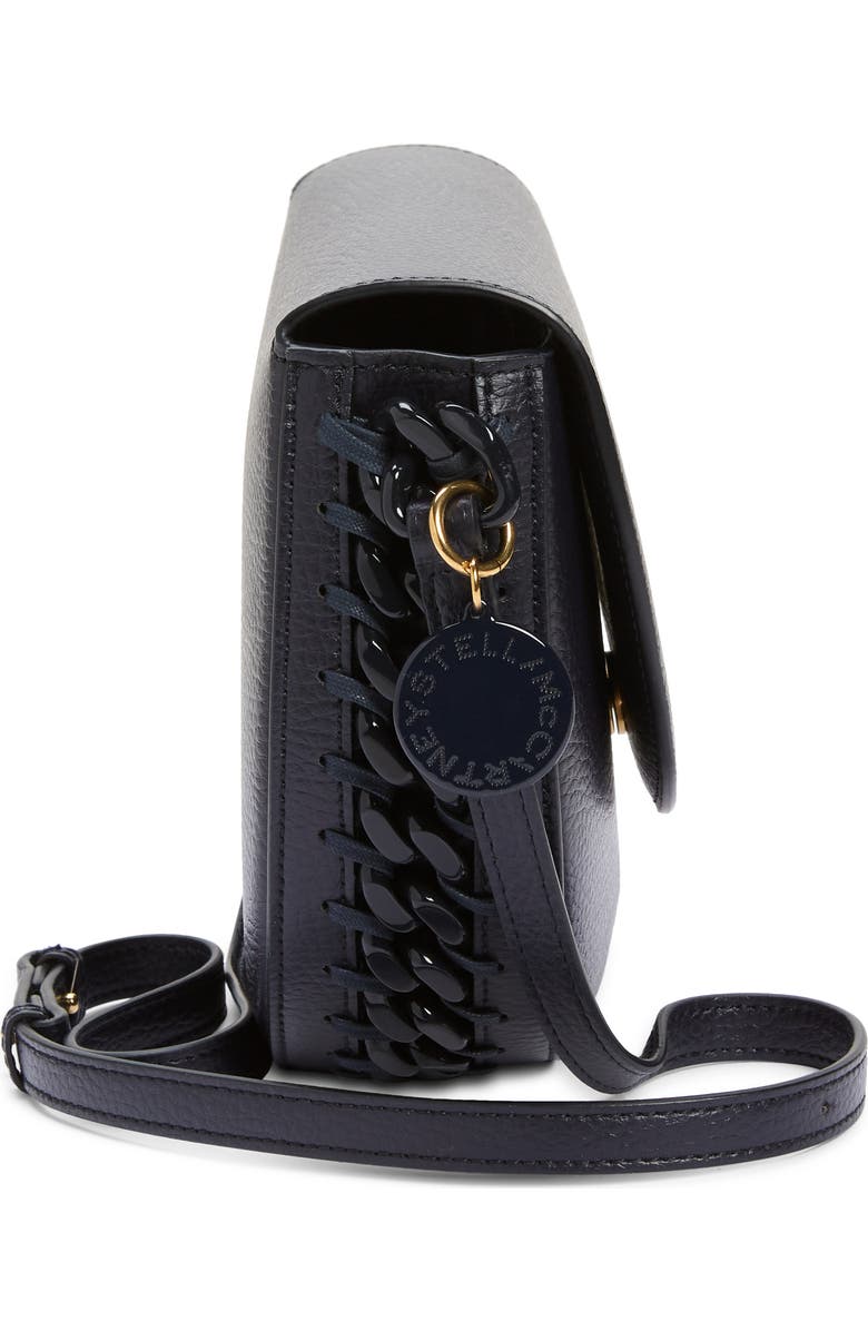 Stella McCartney Medium Frayme Flap Faux Leather Shoulder Bag, Alternate, color,