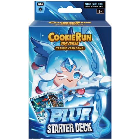 CookieRun Braverse Trading Card Game, Starter Deck Blue, Flexible Game Play