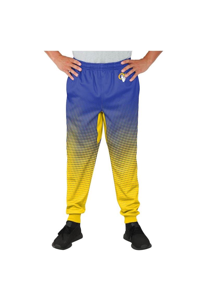 Men's FOCO Royal Los Angeles Rams Gradient Jogger Pants, Alternate, color, Royal