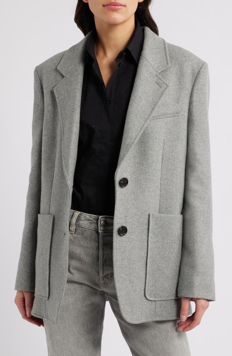 BOSS Jovanna Wool Blend Jacket, Main, color,