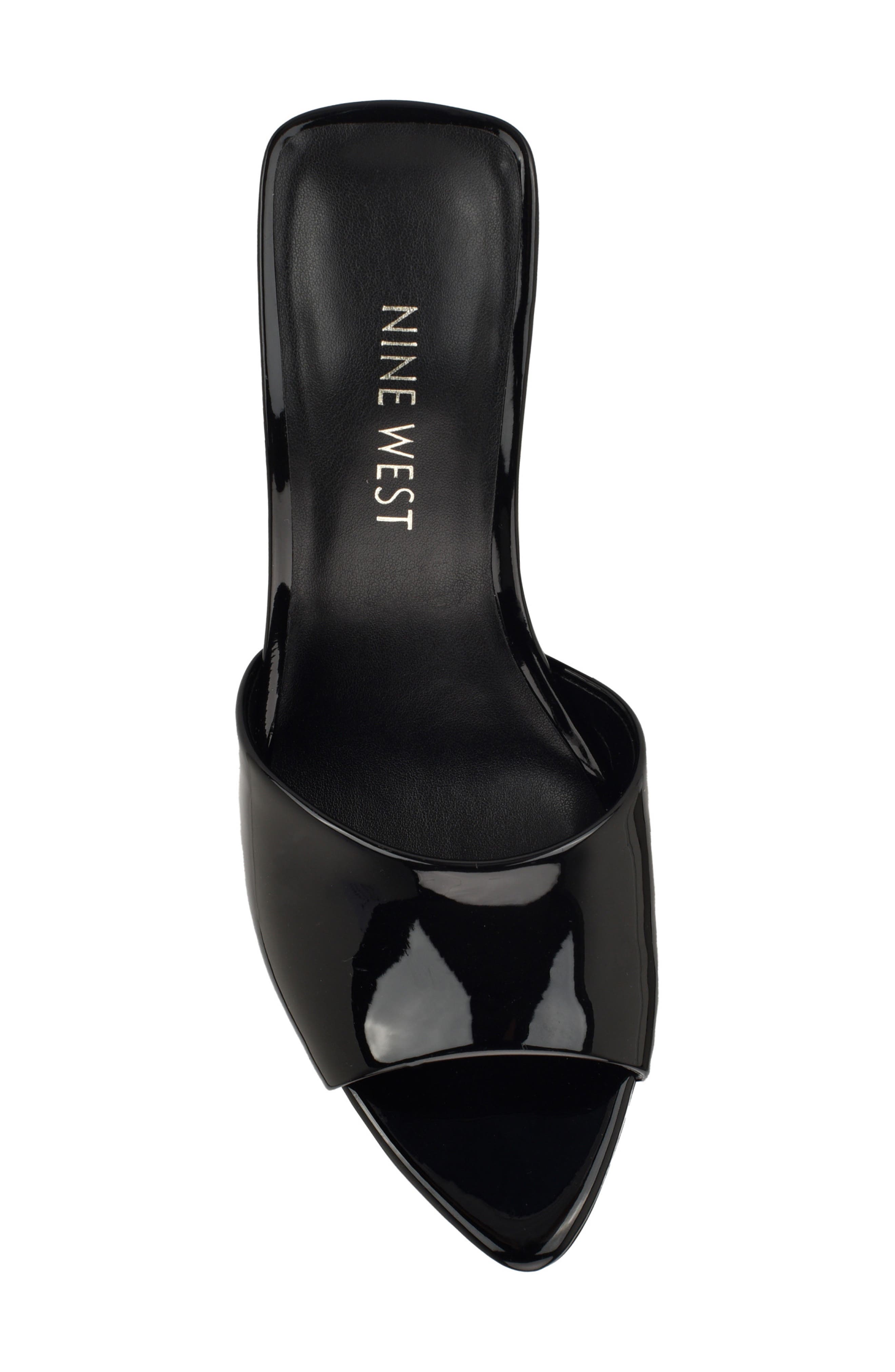 Nine West Huntris Slide Sandal, Alternate, color, Black