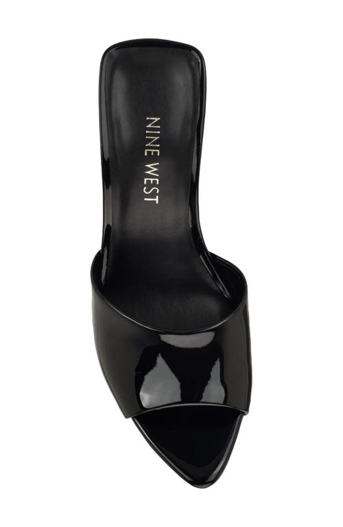 Nine West Huntris Slide Sandal In Black