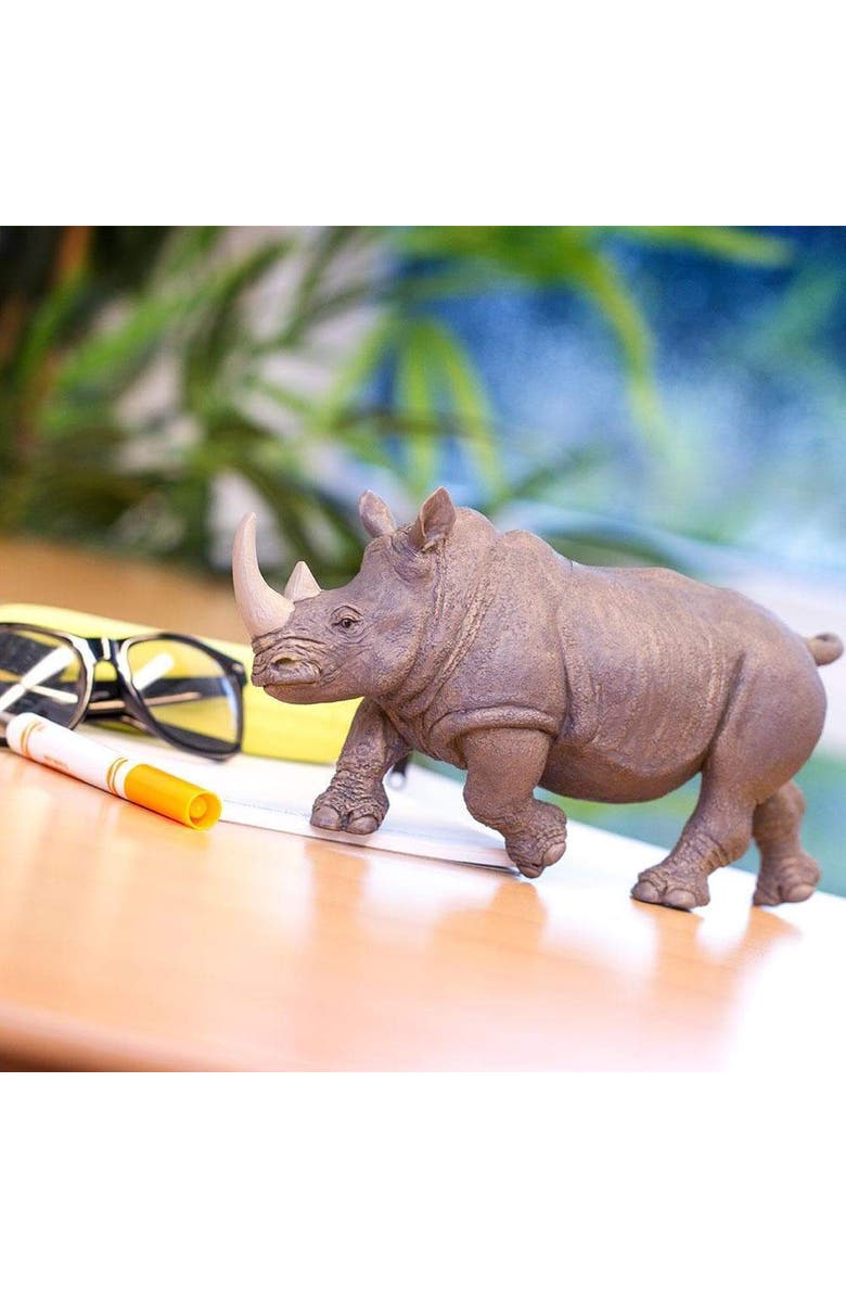 Safari Ltd. White Rhino Toy, Alternate, color, NO COLOR